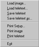 File menu